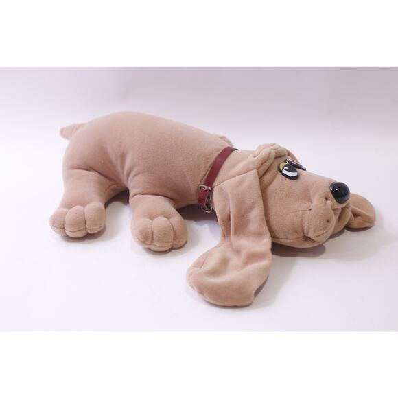 Pound Puppies Plush, Light Brown, 18", Dog, Lying Down Soft Toy ~ 251013-WH 1373 - Picture 2 of 3